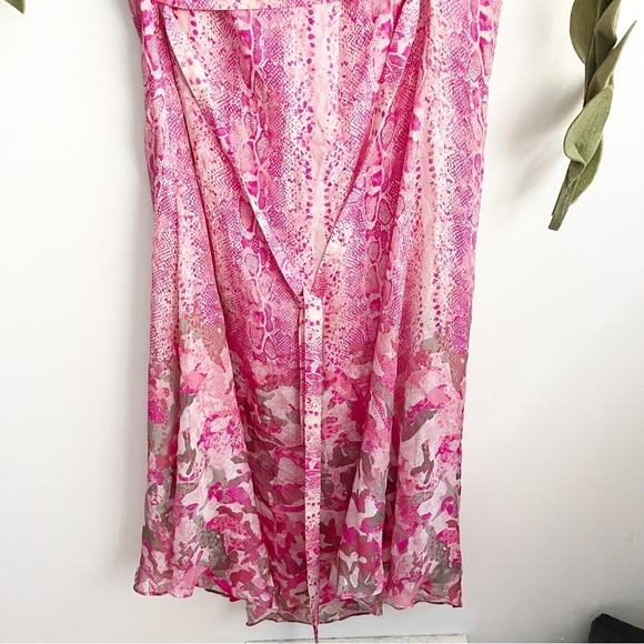 Ramy Brook Fia Snake Print Pink Midi Dress - Picture 11 of 15